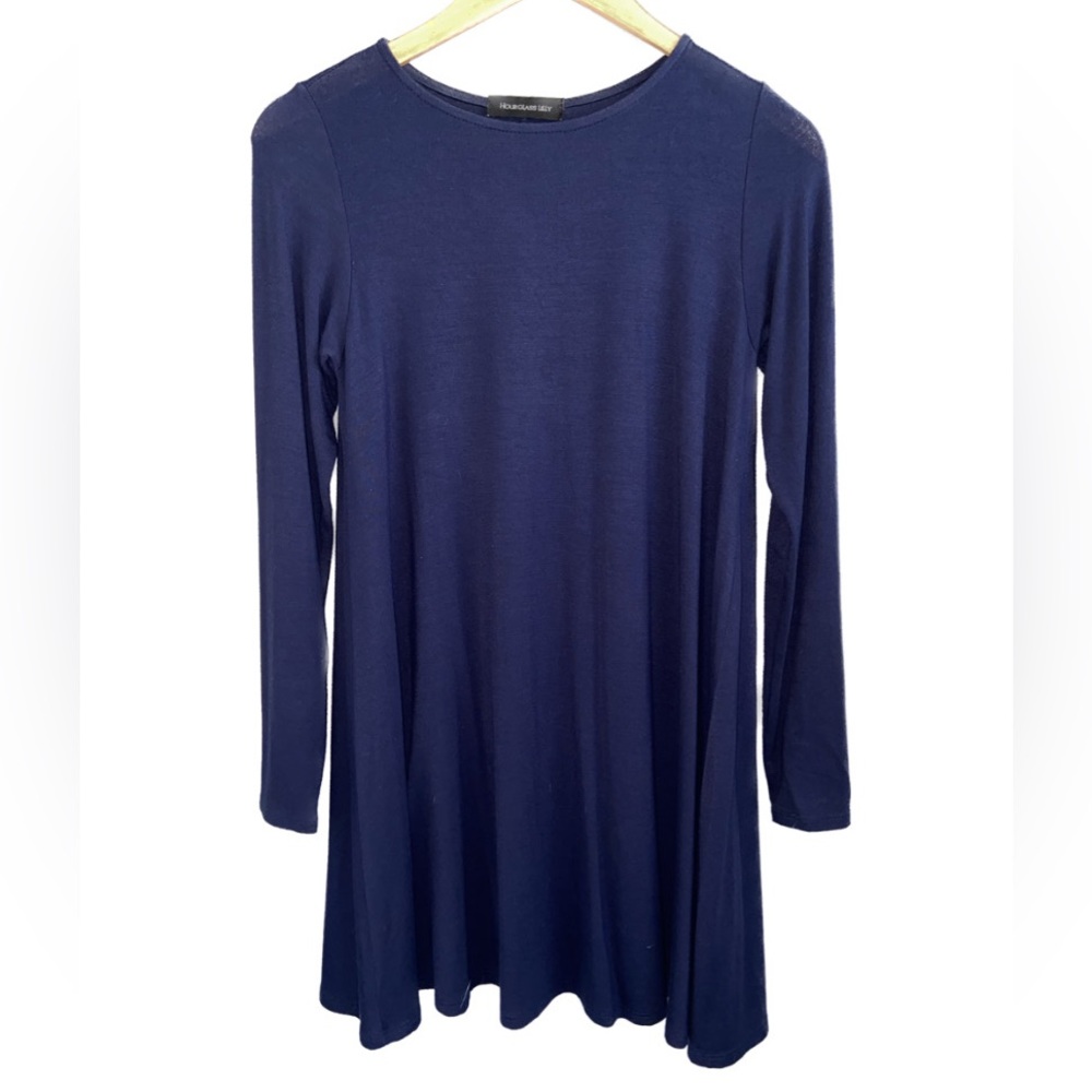 Hourglass Lilly Navy Swing Dress